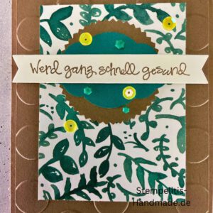 handgemachte Karte Mutmacher, Karte Lass dich nicht unterkriegen, Karte zur Aufmunterung, Motivationskarte handmade, Stampin’ Up Karte Mut machen, Aufmunterungskarte bunt, Karte mit Prägung und Schrift