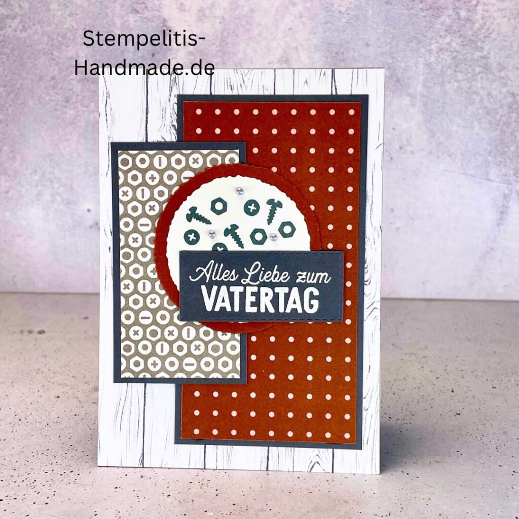Vatertag, Vatertagskarte, Werkzeug, Handwerker, Handmade