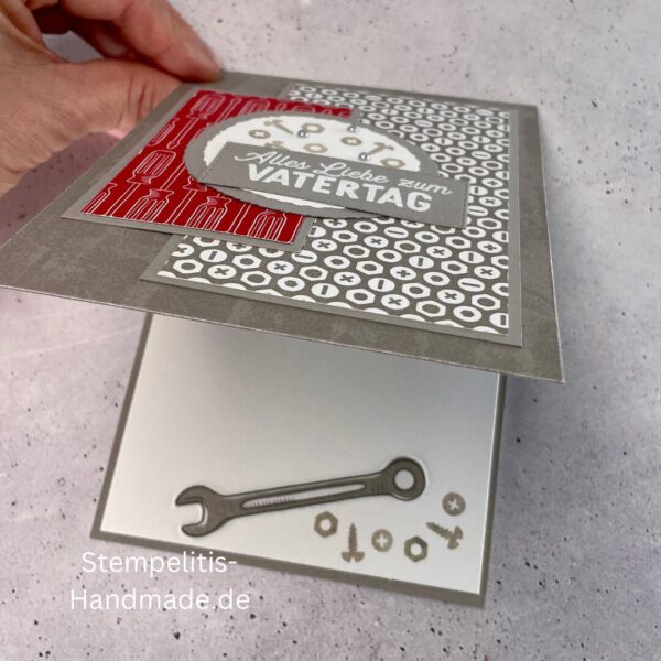 Vatertag, Vatertagskarte, Werkzeug, Handwerker, Handmade