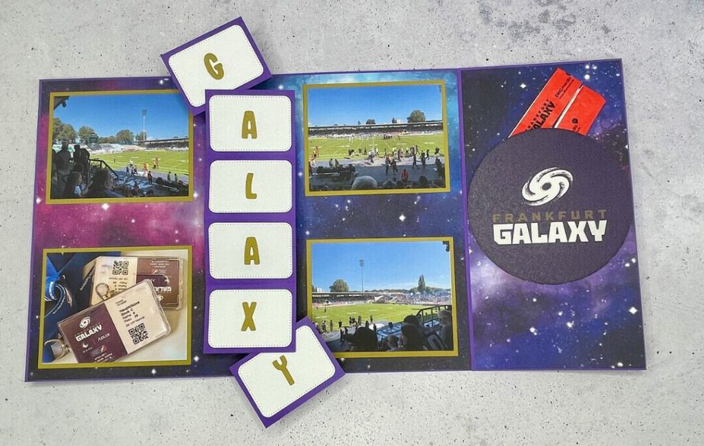 Frankfurt Galaxy, Fotoalbum, Album, Football, basteln, Handmade