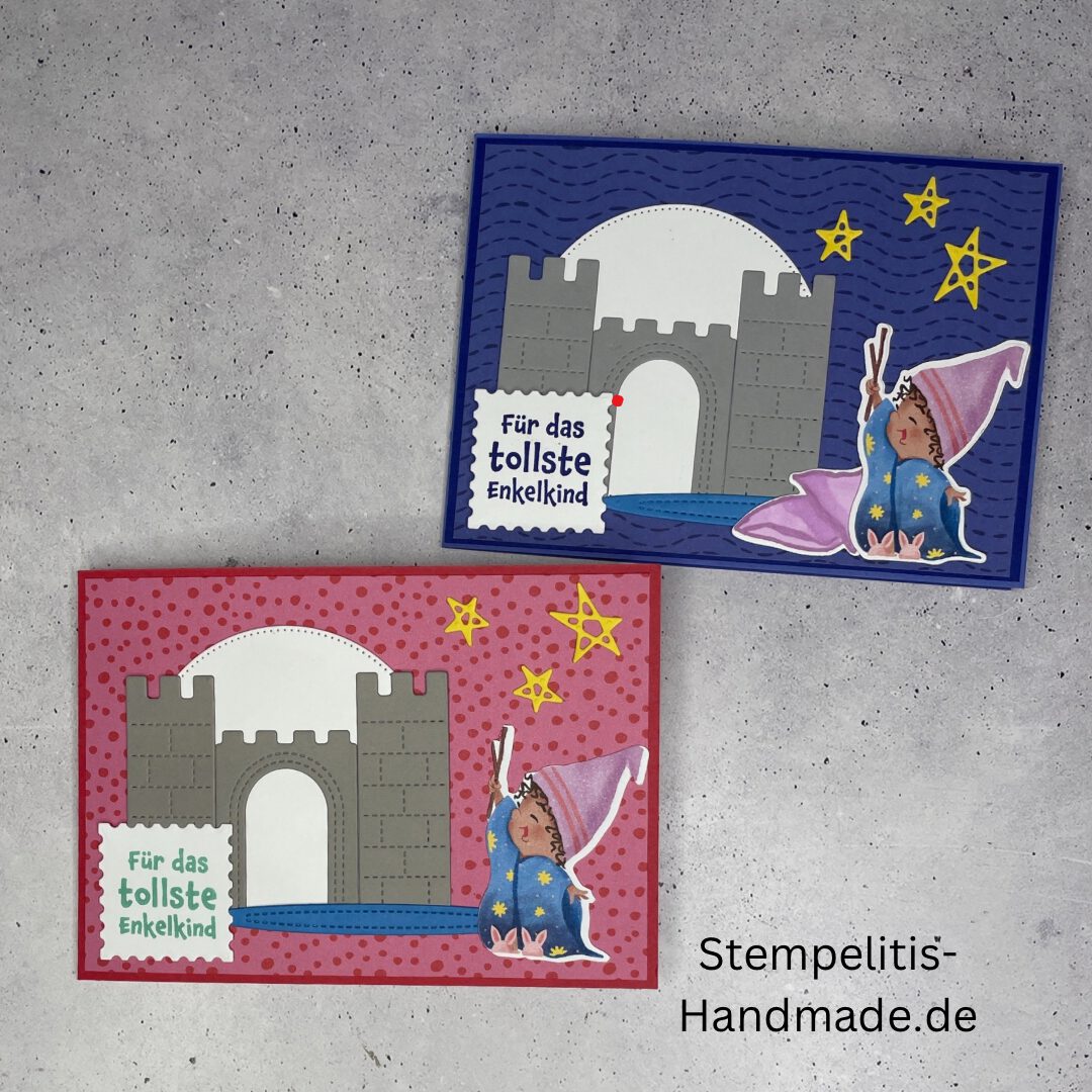 Geschenkpaket, Kartenform, Anleitung, Tutorial, Kinderspiel, Stampin Up, Karten basteln