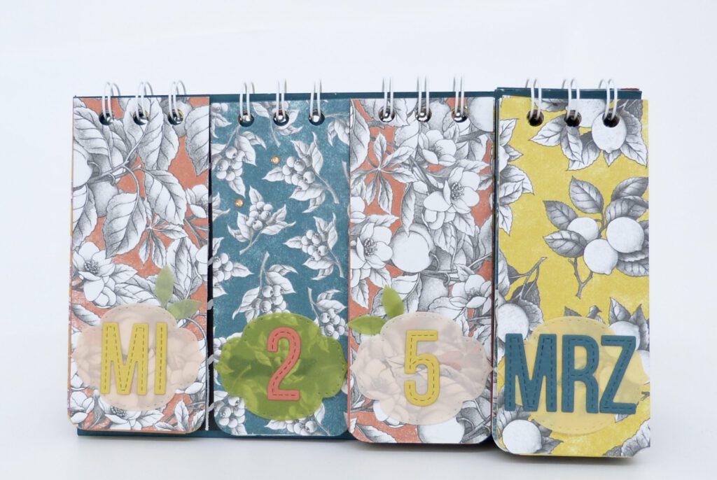 Anleitung, Kalender, Ewiger Kalender, Tutorial, handmade, Papierbasteln