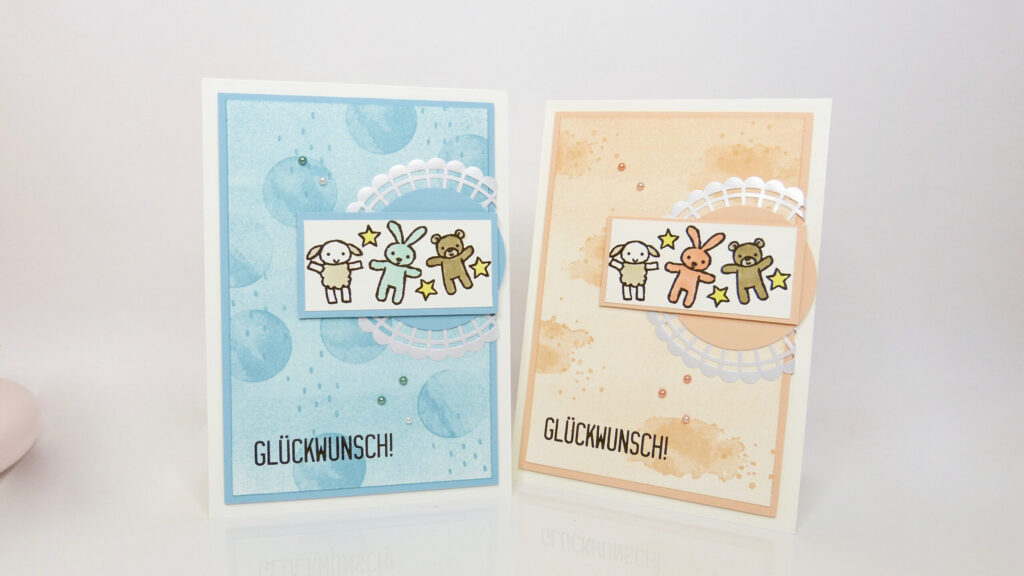 Babysitter, Zur Geburt, Technik, Stampin Up, handmade