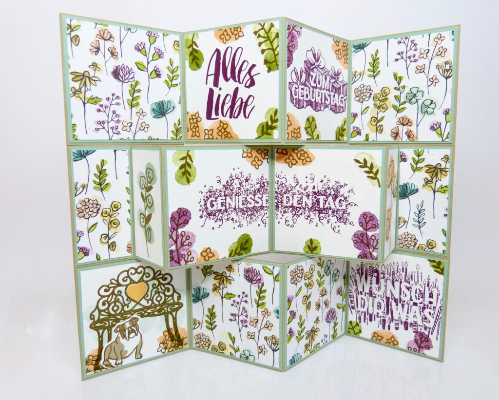 Flip Album, Karte, Anleitung, Tutorial, Basteln, Papierbasteln, DIY, handmade