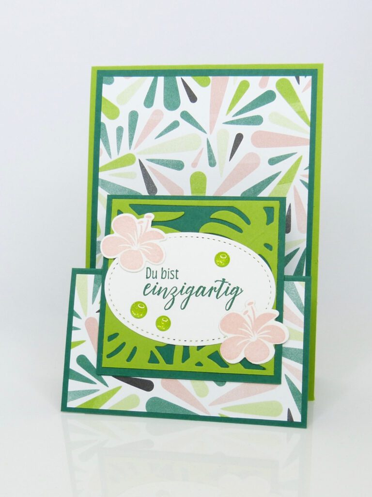 Front Step Karte, Anleitung, Stampin Up, Handmade, Papierbasteln, Stempelitis