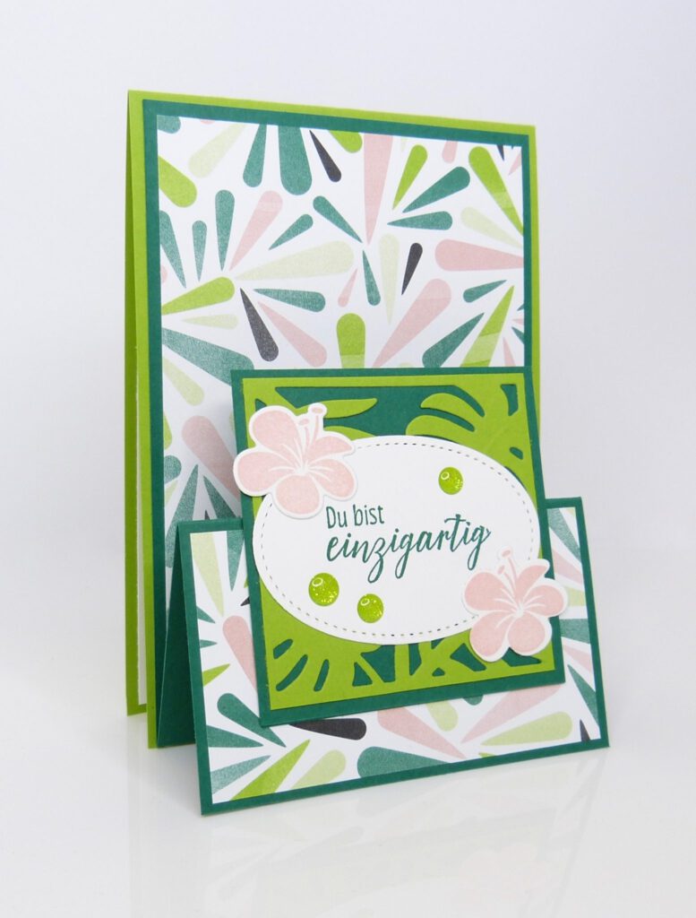 Front Step Karte, Anleitung, Stampin Up, Handmade, Papierbasteln, Stempelitis