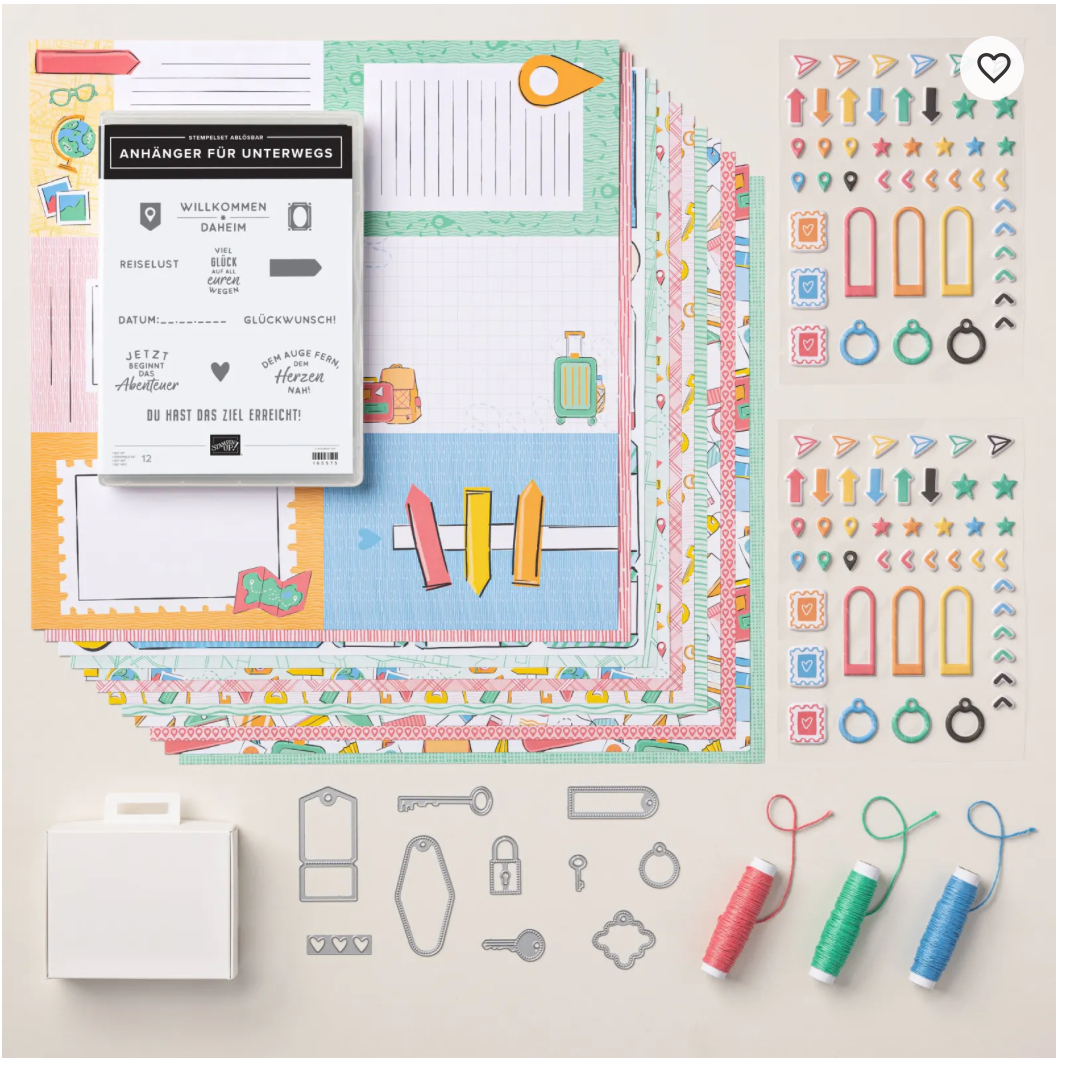 Reise, Karte basteln, Koffer, Urlaub, verreisen