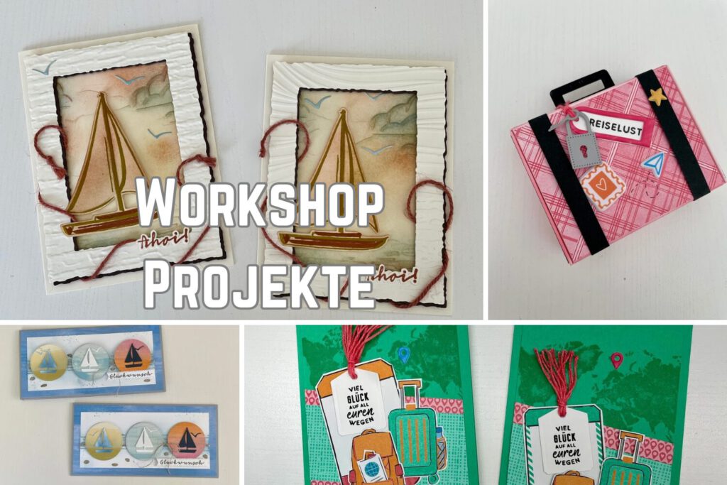 Workshop, Reise, Segeln, Schiff, Karten basteln, Verpackungen