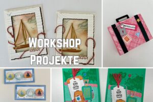 Workshop, Reise, Segeln, Schiff, Karten basteln, Verpackungen