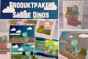 Karten für Kinder, Geburtstag, Dinos, Dinosaurier