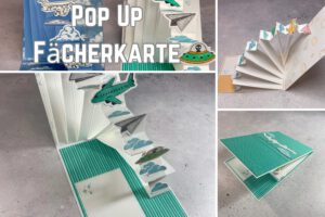 Fächerkarte, Videotutorial, Anleitung, besondere Kartenform