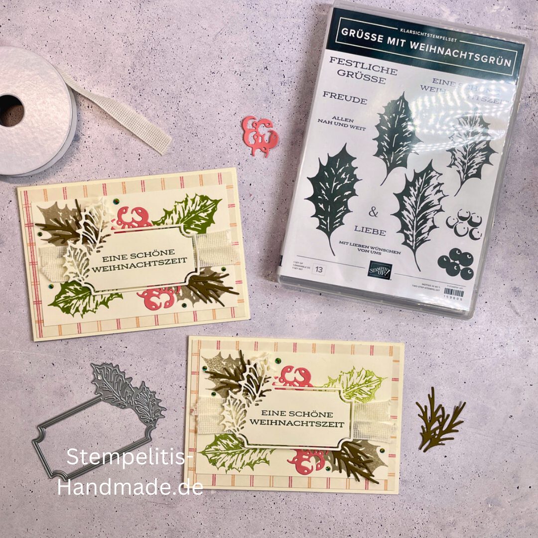 Weihnachtskarte, Weihnachten, Anleitung, Tutorial, Stampin Up, Stempelitis
