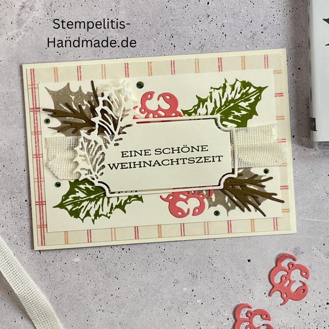 Weihnachtskarte, Weihnachten, Anleitung, Tutorial, Stampin Up, Stempelitis