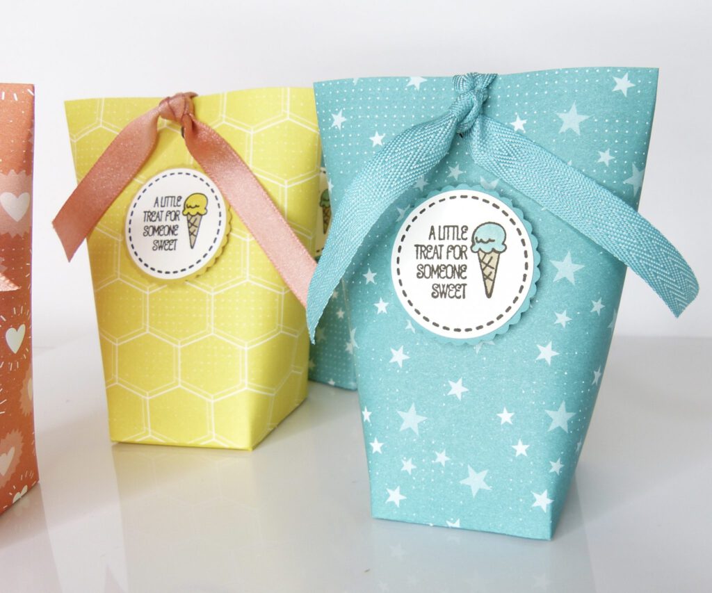 Verpackung, Box in a Bag, Anleitung, Stampin Up