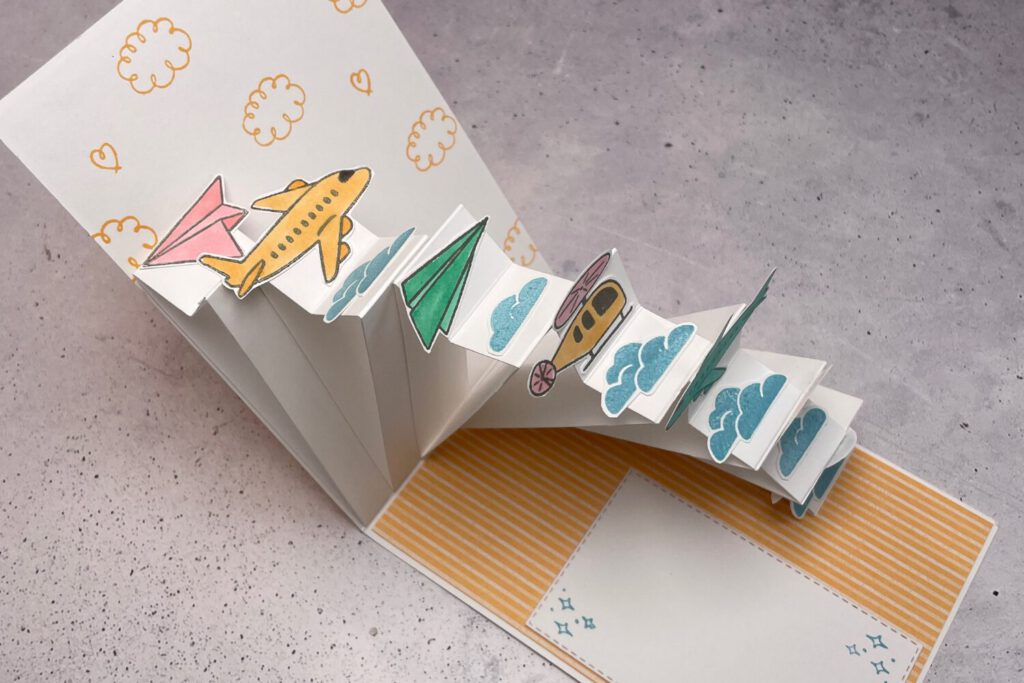 Fächerkarte, Videotutorial, Anleitung, besondere Kartenform