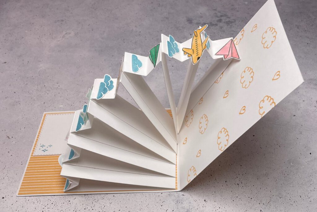 Fächerkarte, Videotutorial, Anleitung, besondere Kartenform