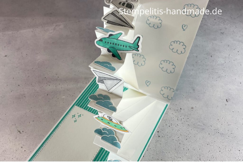 Fächerkarte, Videotutorial, Anleitung, besondere Kartenform, Pop-Up Fächerkarte