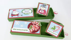 Anleitung, Papierbasteln, Springwürfel, Weihnachten, Überraschung, Stampin Up, Weihnachtswerkstatt, Stempelitis, handmade