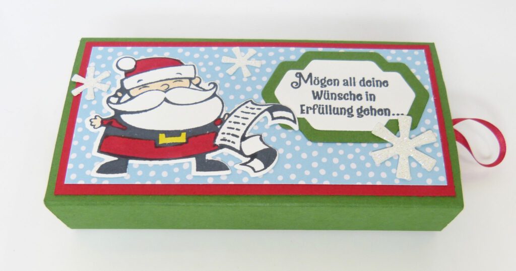 Anleitung, Papierbasteln, Springwürfel, Weihnachten, Überraschung, Stampin Up, Weihnachtswerkstatt, Stempelitis, handmade