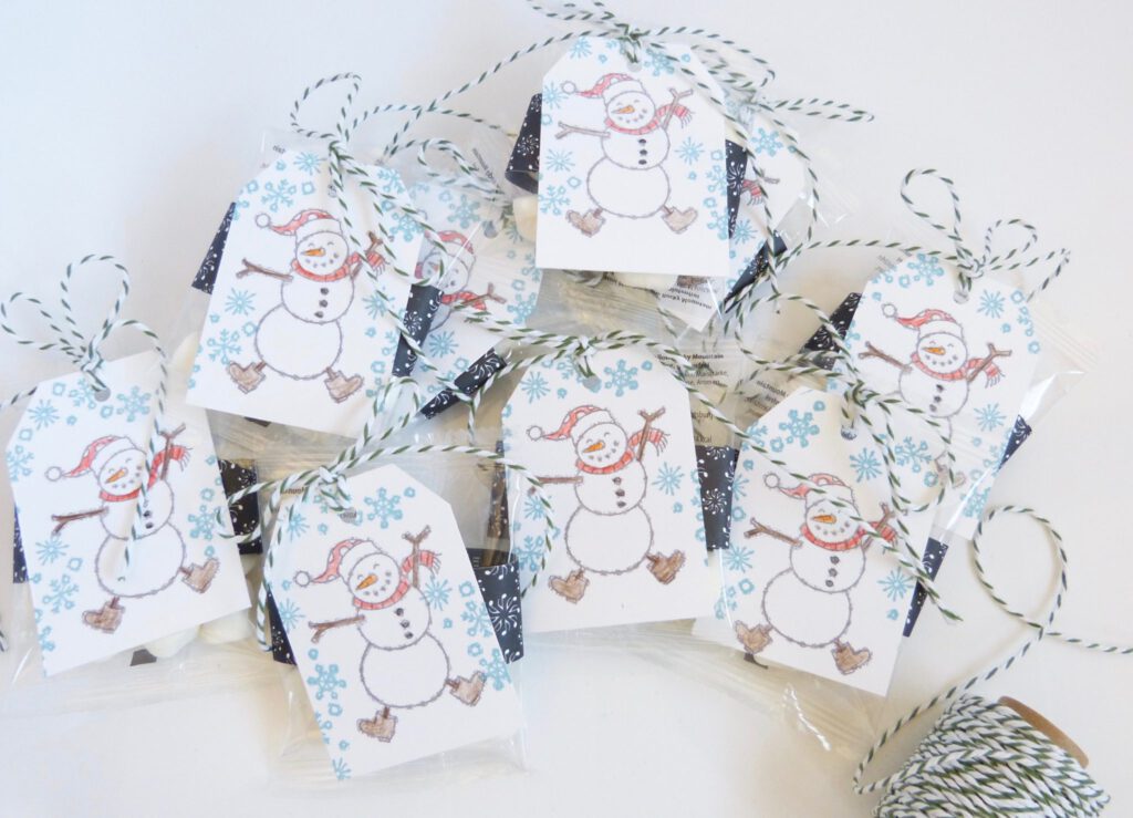 Anleitung, Handmade, Spirited Snowmen, Verpackung, Marshmellows, Weihnachten, Geschenk, Stampin Up, Stempelitis