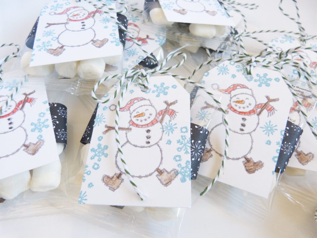 Anleitung, Handmade, Spirited Snowmen, Verpackung, Marshmellows, Weihnachten, Geschenk, Stampin Up, Stempelitis