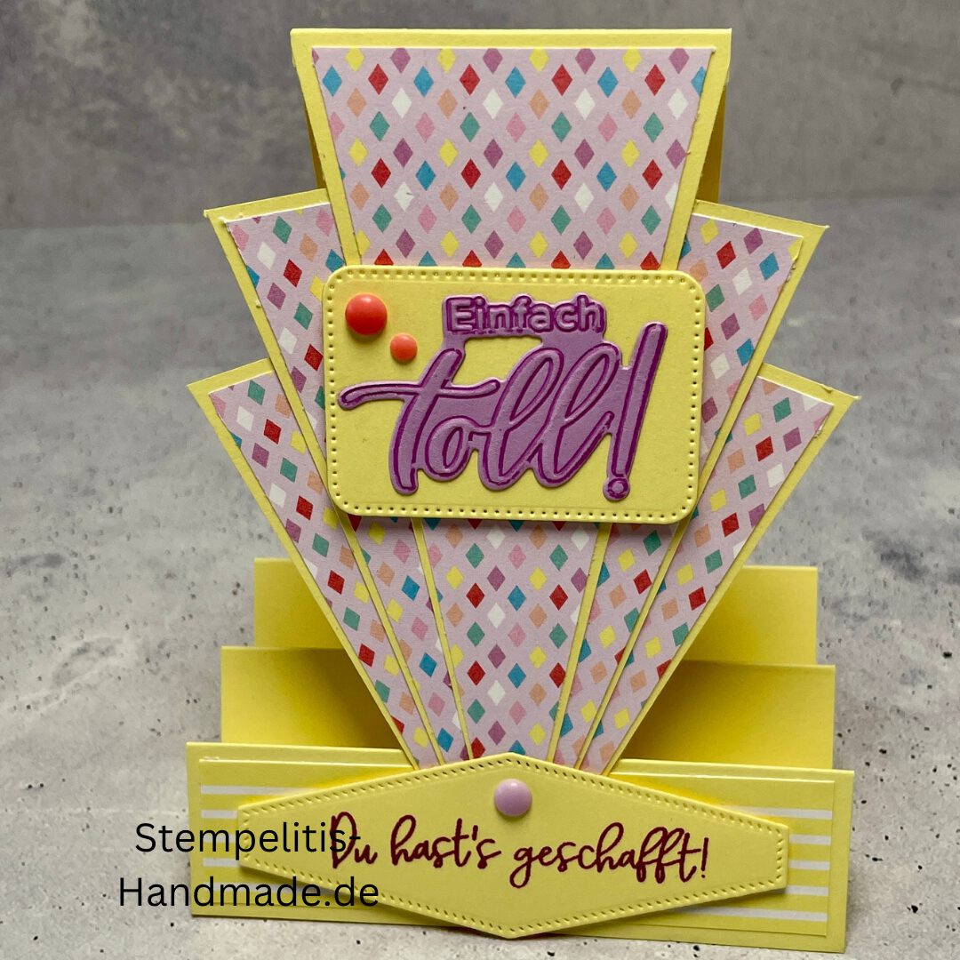 Anleitung, basteln, DIY, Geburtstag, Handmade, Karten, Stampin up, Stempel, Tutorial