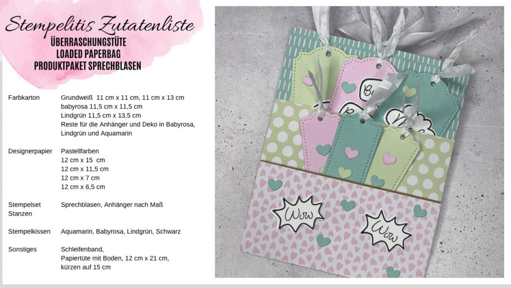 Zutatenliste Paperbag