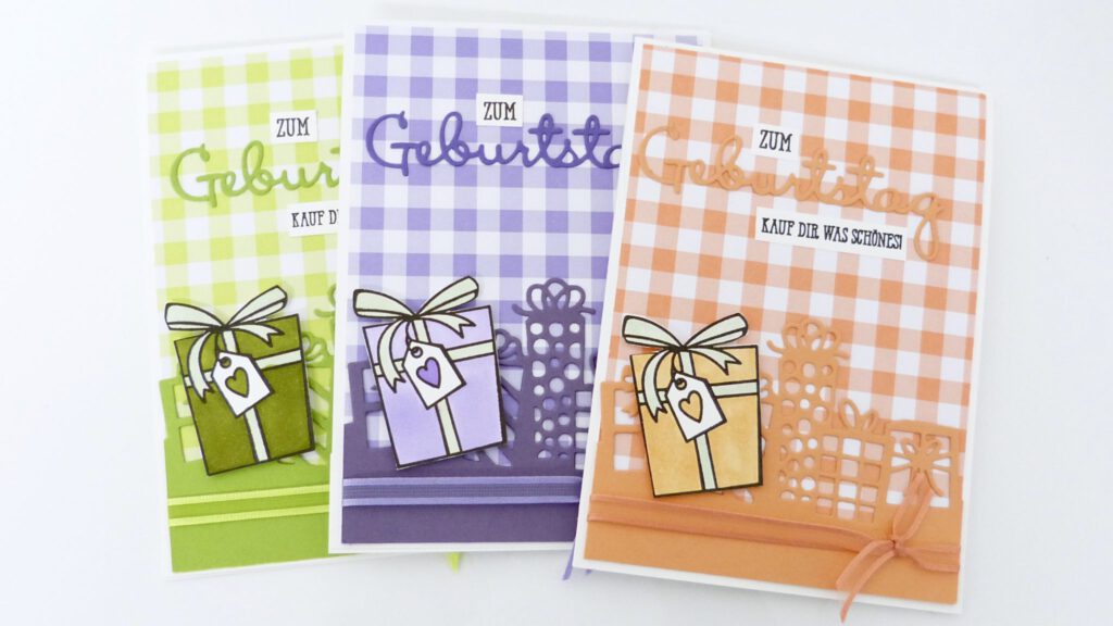 Karte mit Gutscheinfach, Anleitung, Stampin Up, Tutorial, Geburtstagskarte, Gutschein, schenken, handmade