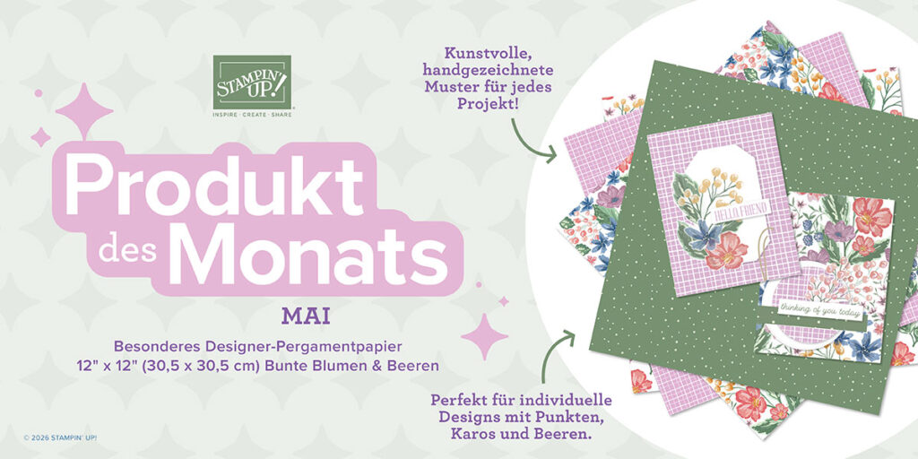 Produkt des Monats Stampin Up, Mai 2026