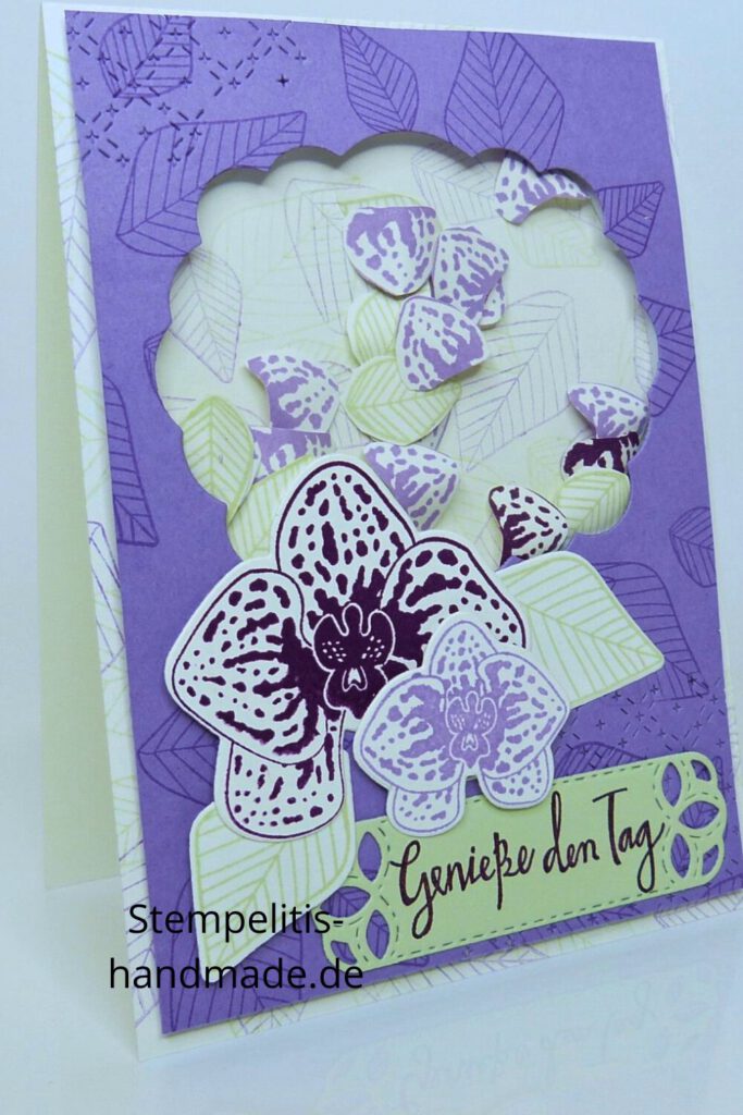 Schüttelkarte, basteln, Anleitung, Stampin Up, kartenbasteln