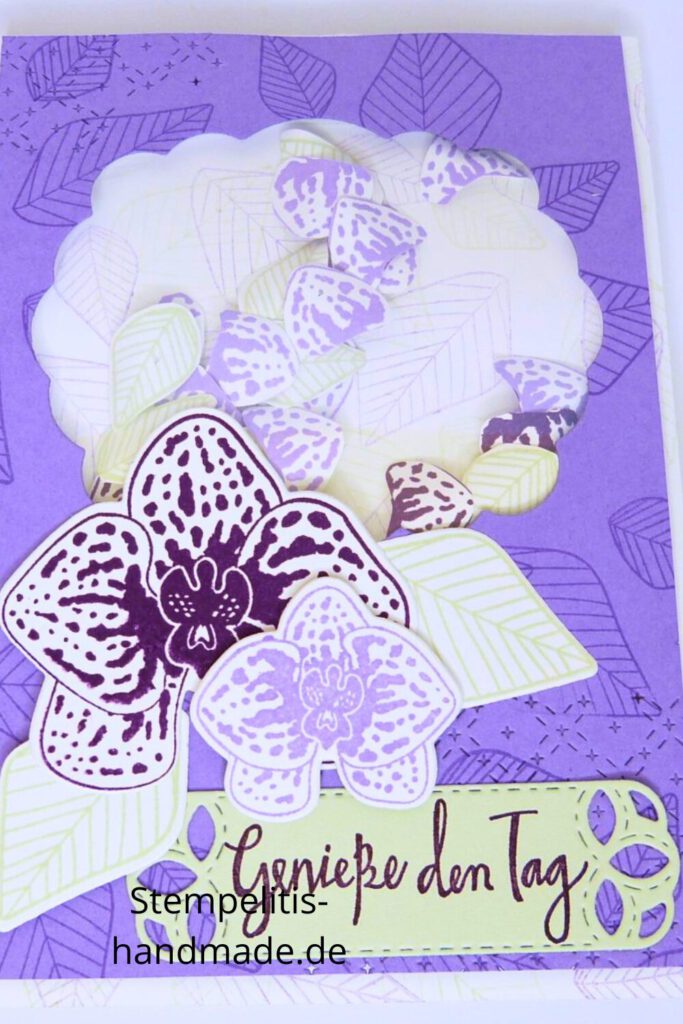 Schüttelkarte, basteln, Anleitung, Stampin Up, kartenbasteln