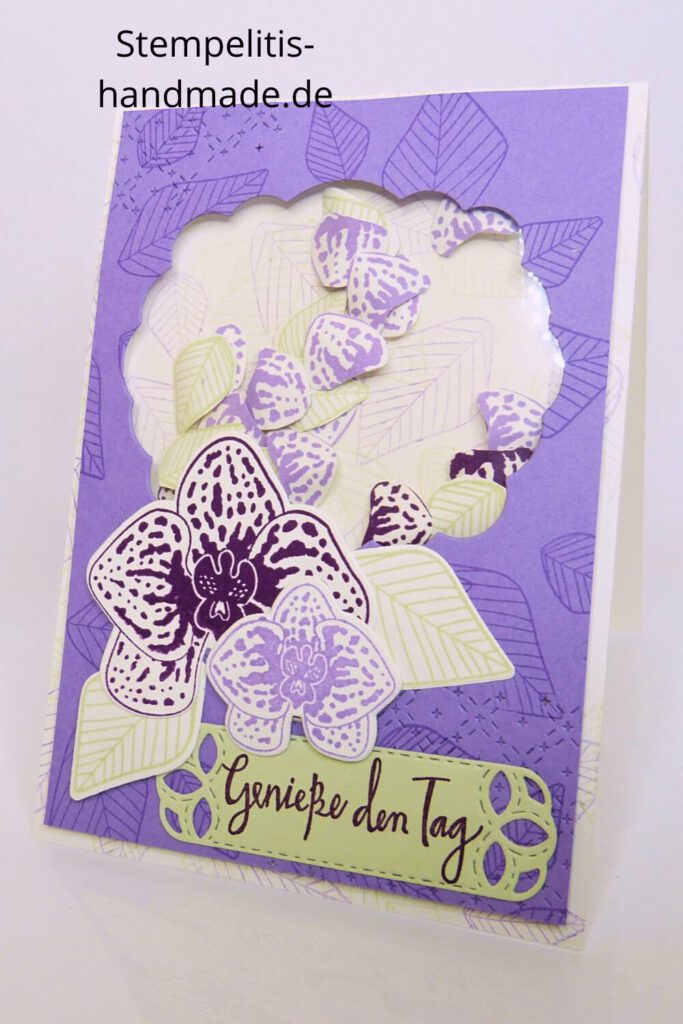 Schüttelkarte, basteln, Anleitung, Stampin Up, kartenbasteln