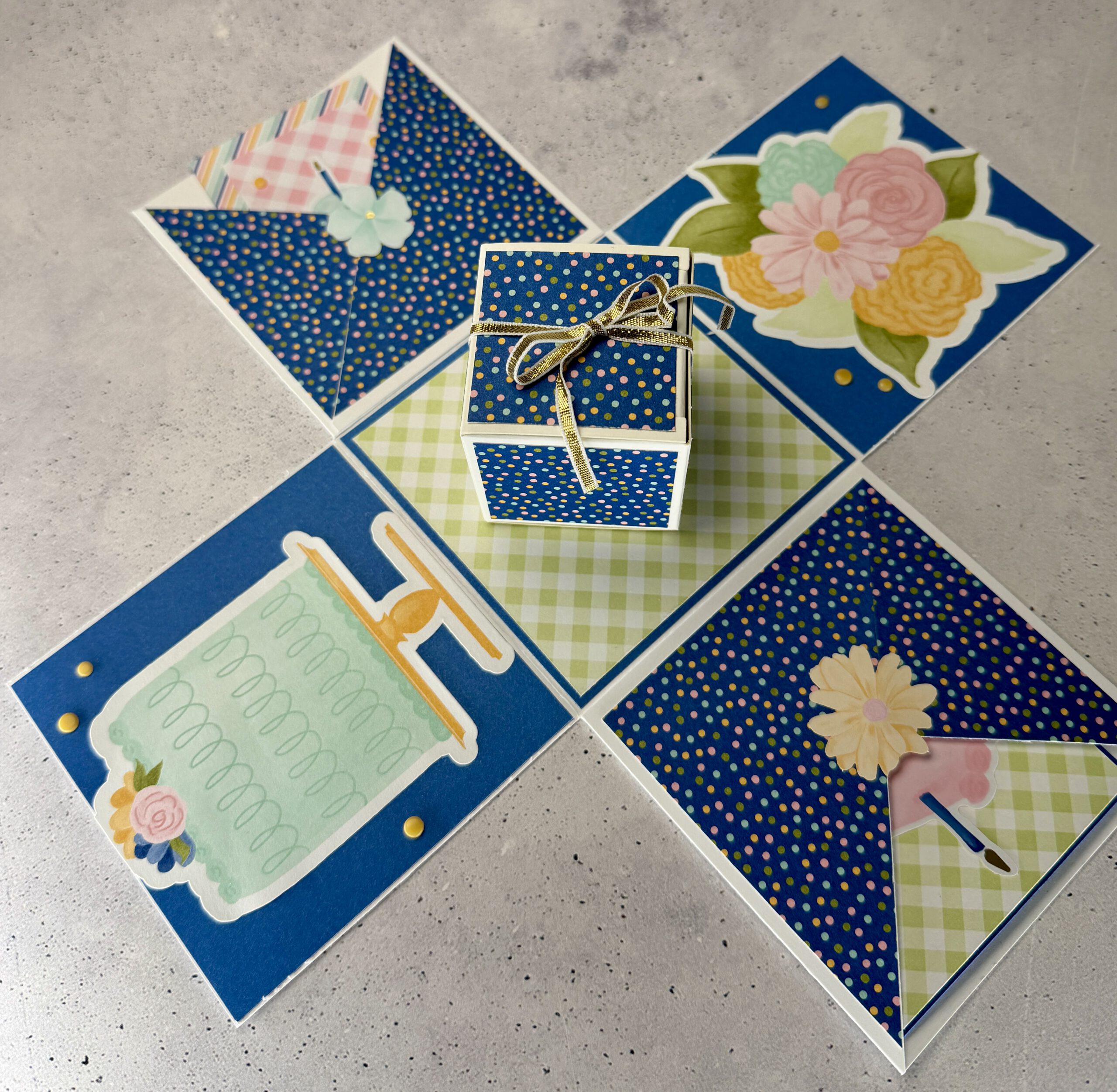 Geburtstagsbox für deine beste Freundin , Explosionsbox, Verpackung, Geschenk, Stampin Up, handmade, Verpackung, Geschenk, Stampin Up, handmade