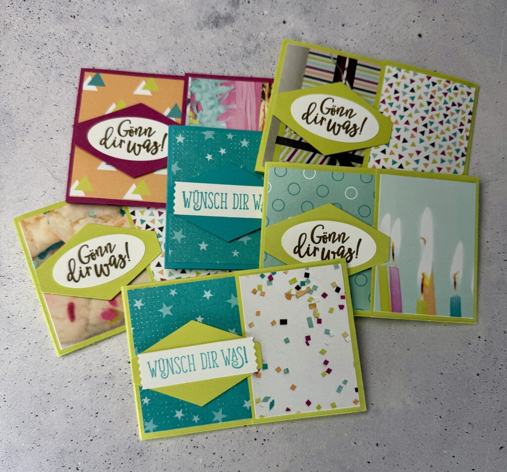 Zauberhafte Gutscheinkarte, Geburtstag, Anleitung, Stampin Up, Stempelitis