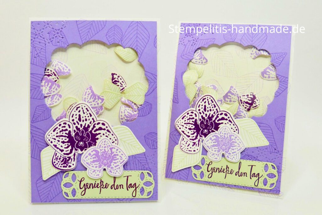 Schüttelkarte, basteln, Anleitung, Stampin Up, kartenbasteln