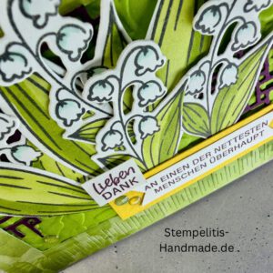 Lieben Dank, Maiglöckchen, Karte, Stampin Up, Handmade, Liebe