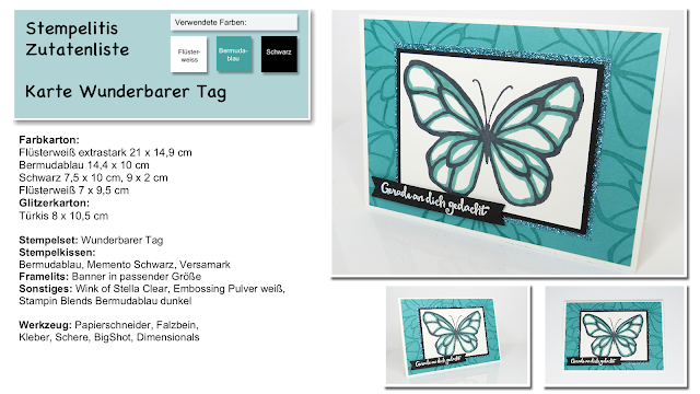 Karte basteln, Anleitung, Kartenform, Funfold, Stampin Up
