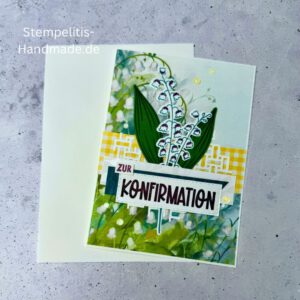 Konfirmationskarte, handgemachte Konfirmationskarte, Konfirmation Geschenk, Glückwunschkarte Konfirmation, Karte zur Konfirmation, Geldgeschenk Konfirmation, Maiglöckchen Karte, Frühlingskarte Konfirmation, edle Konfirmationskarte, Gutscheinverpackung Konfirmation, Konfirmation Mädchen, Konfirmation Junge, Handmade Karte, besondere Konfirmationskarte