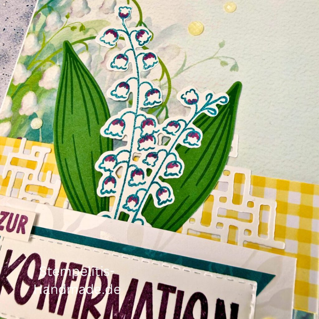 Konfirmationskarte, handgemachte Konfirmationskarte, Konfirmation Geschenk, Glückwunschkarte Konfirmation, Karte zur Konfirmation, Geldgeschenk Konfirmation, Maiglöckchen Karte, Frühlingskarte Konfirmation, edle Konfirmationskarte, Gutscheinverpackung Konfirmation, Konfirmation Mädchen, Konfirmation Junge, Handmade Karte, besondere Konfirmationskarte