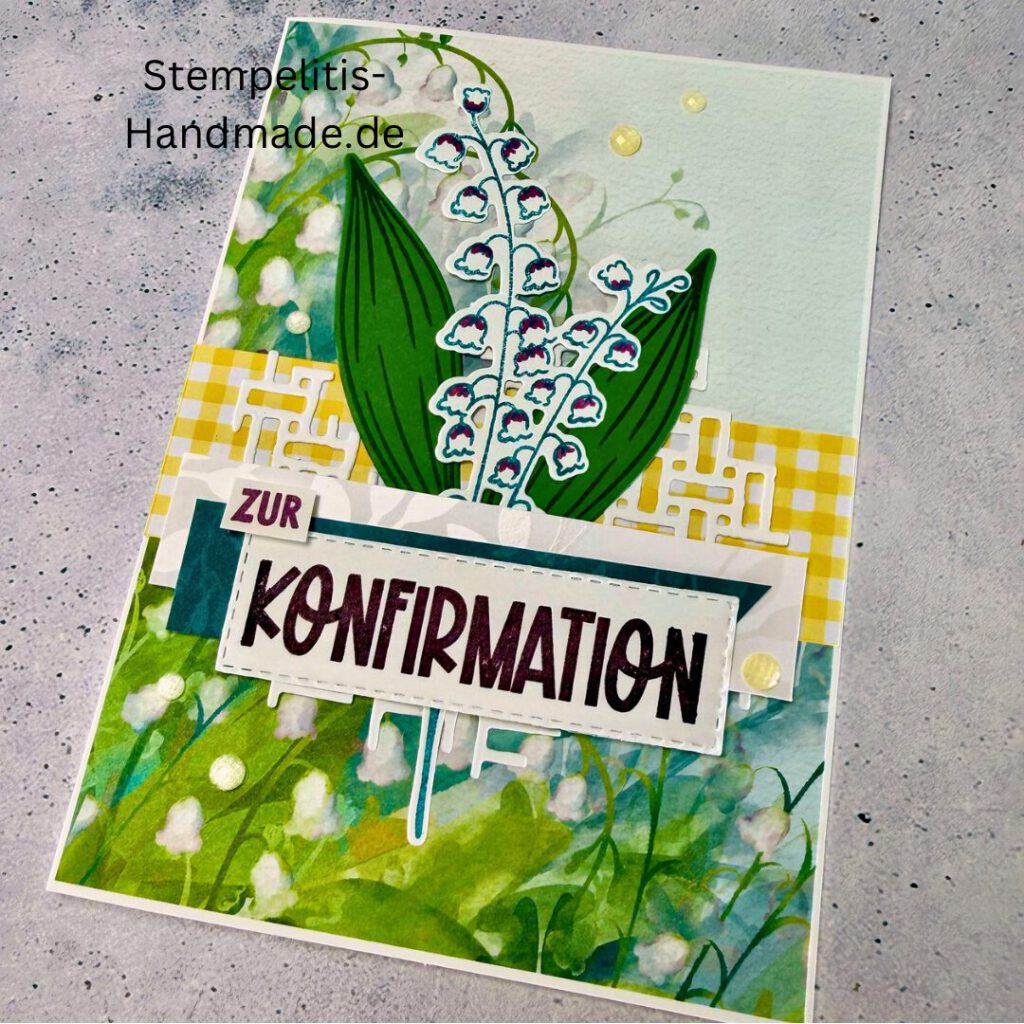 Konfirmationskarte, handgemachte Konfirmationskarte, Konfirmation Geschenk, Glückwunschkarte Konfirmation, Karte zur Konfirmation, Geldgeschenk Konfirmation, Maiglöckchen Karte, Frühlingskarte Konfirmation, edle Konfirmationskarte, Gutscheinverpackung Konfirmation, Konfirmation Mädchen, Konfirmation Junge, Handmade Karte, besondere Konfirmationskarte