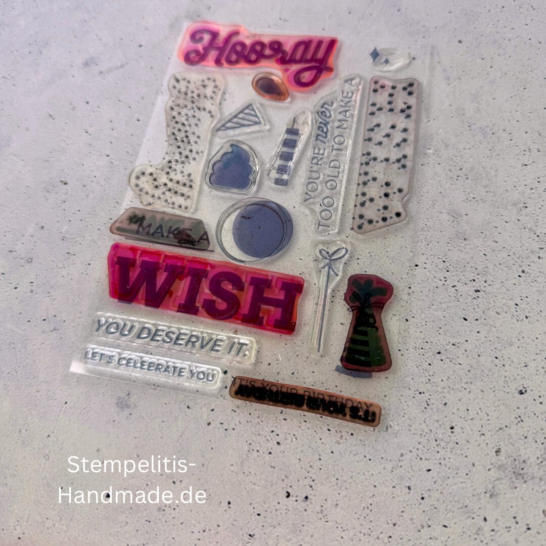Broadway Birthday Stempelset von Stampin Up gebraucht