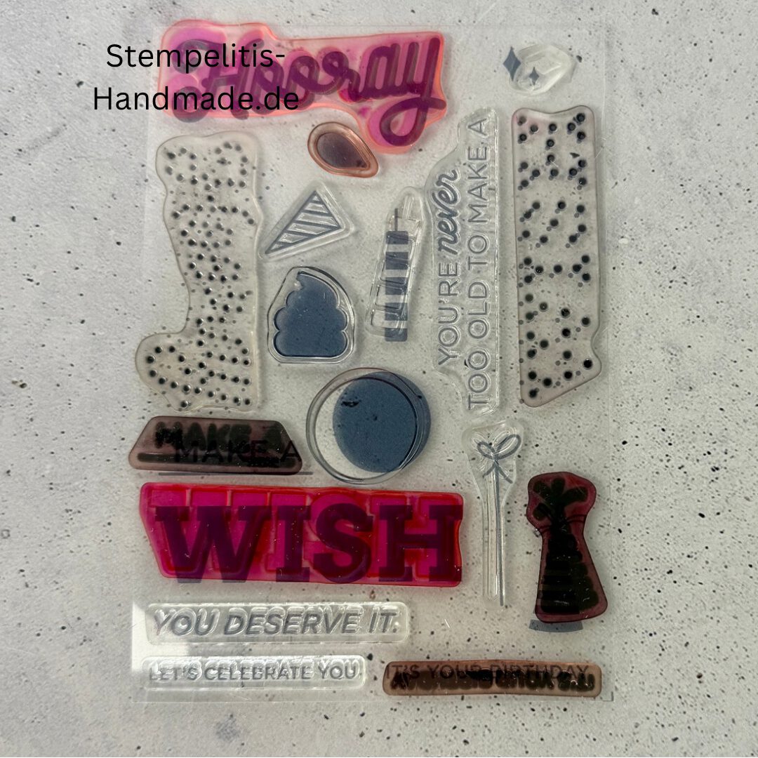 Broadway Birthday Stempelset von Stampin Up gebraucht