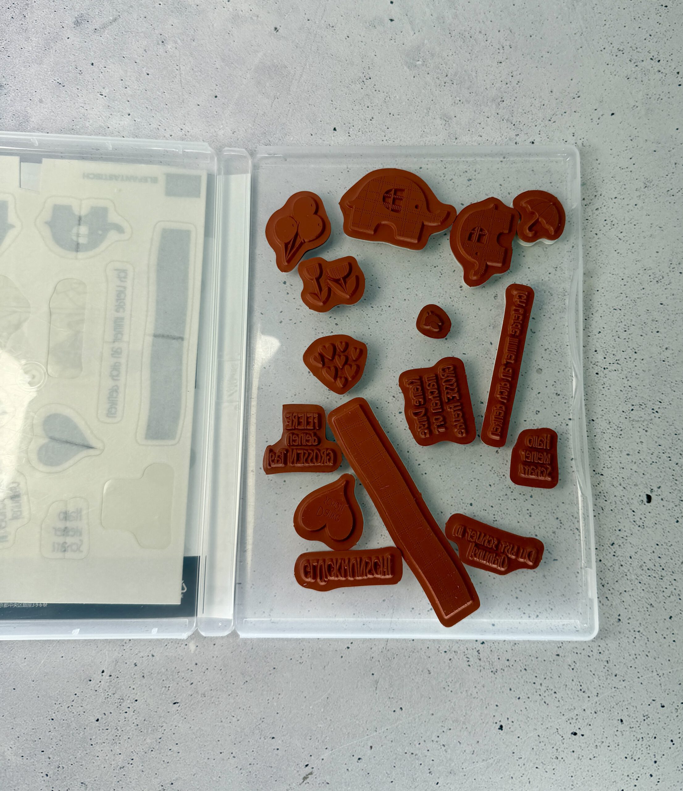 Stampin’ Up! Elefantastisch mit zwei Elefanten und verschiedenen deutschen Sprüchen