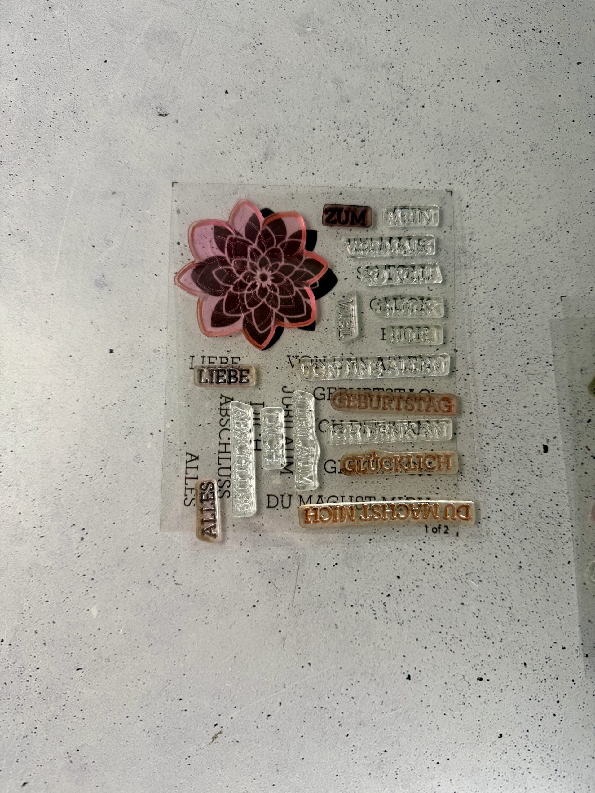 Stampin Up Du bist Stempelset mit 33 gebrauchten Photopolymer-Stempeln