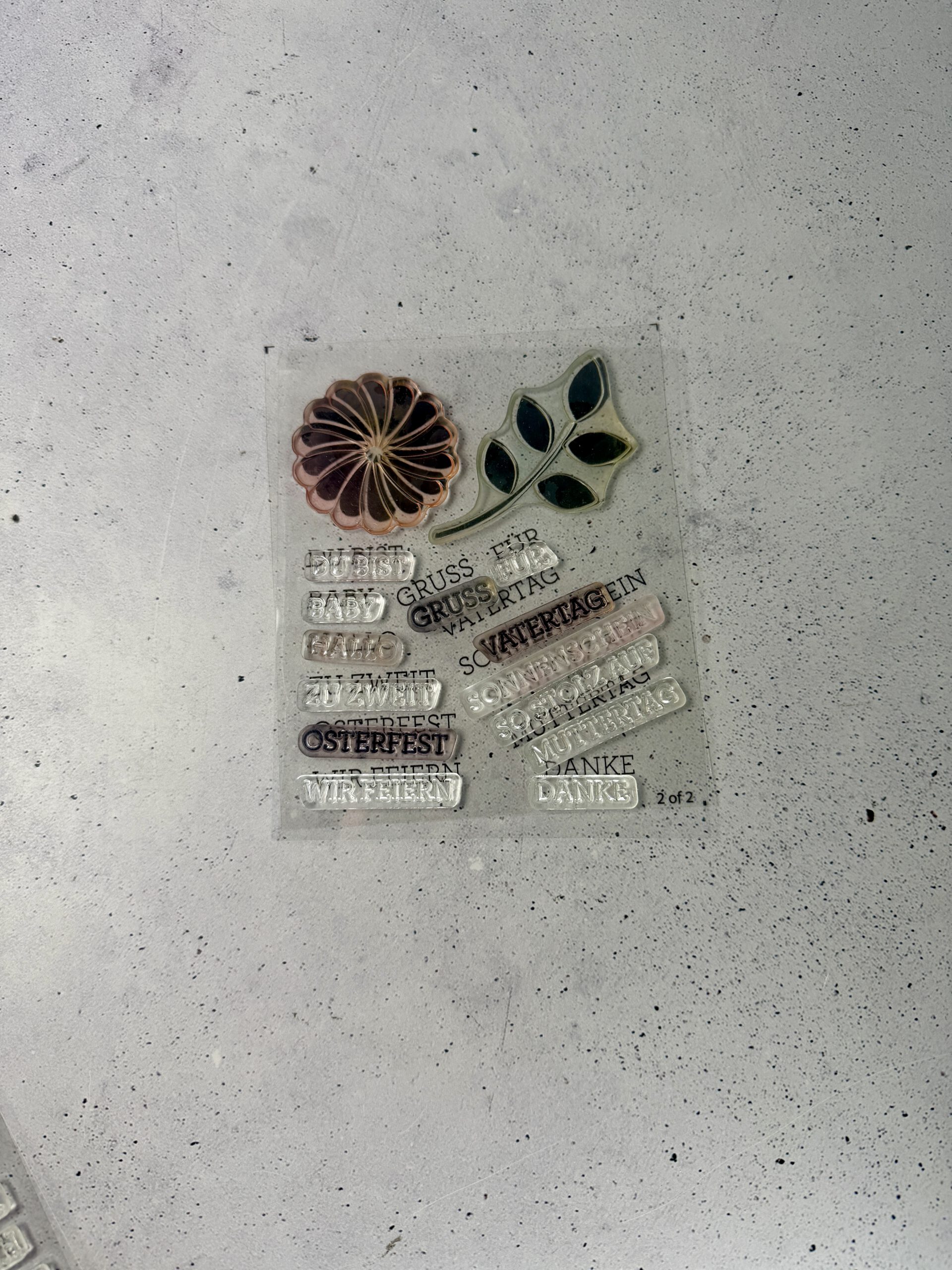 Stampin Up Du bist Stempelset mit 33 gebrauchten Photopolymer-Stempeln