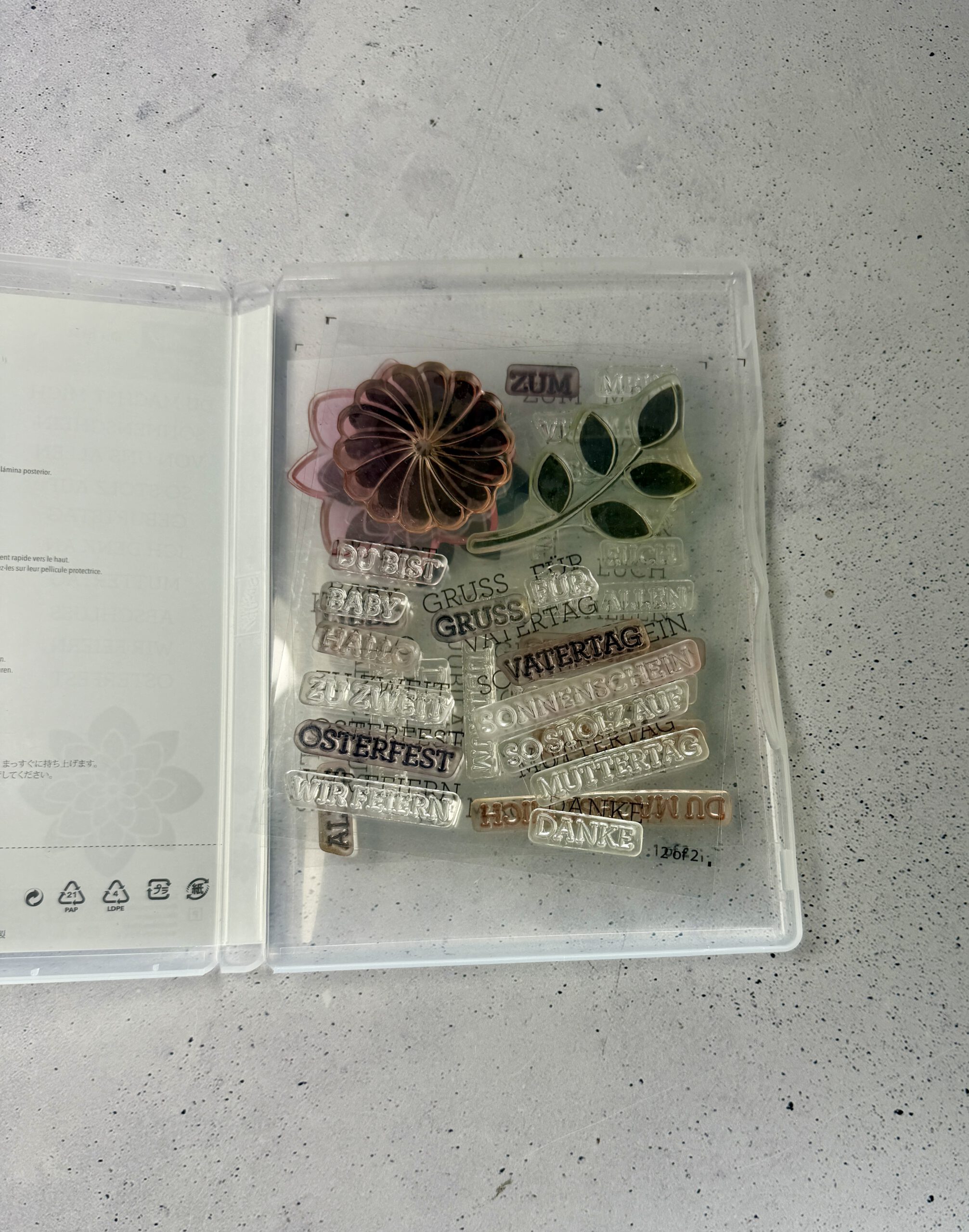 Stampin Up Du bist Stempelset mit 33 gebrauchten Photopolymer-Stempeln