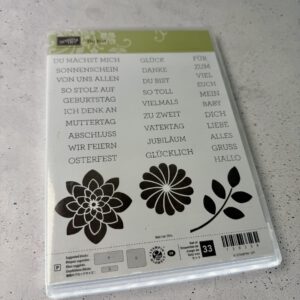 Stampin Up Du bist Stempelset mit 33 gebrauchten Photopolymer-Stempeln