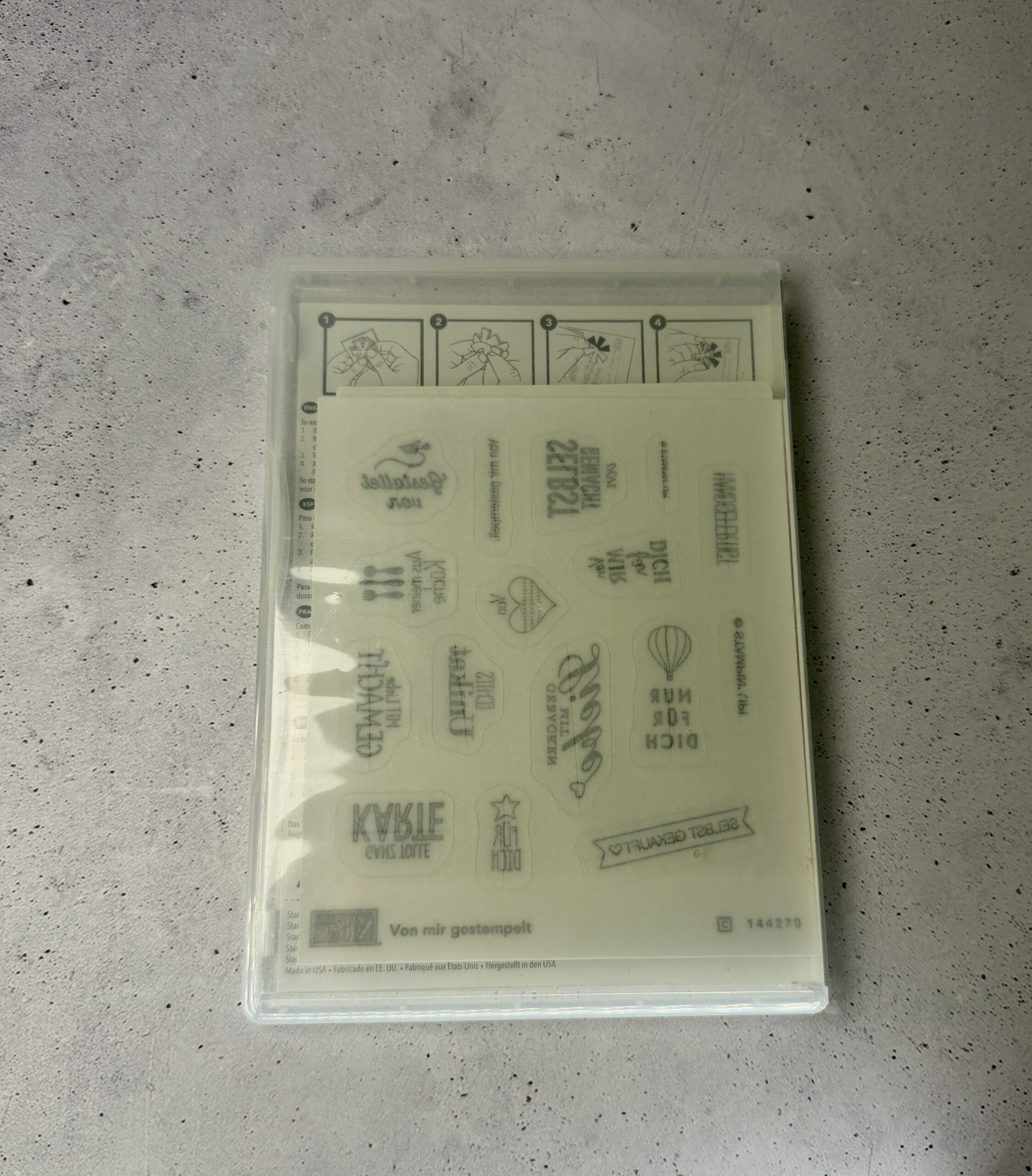Gebrauchtes Stampin Up Stempelset Von mir gestempelt in Originalbox