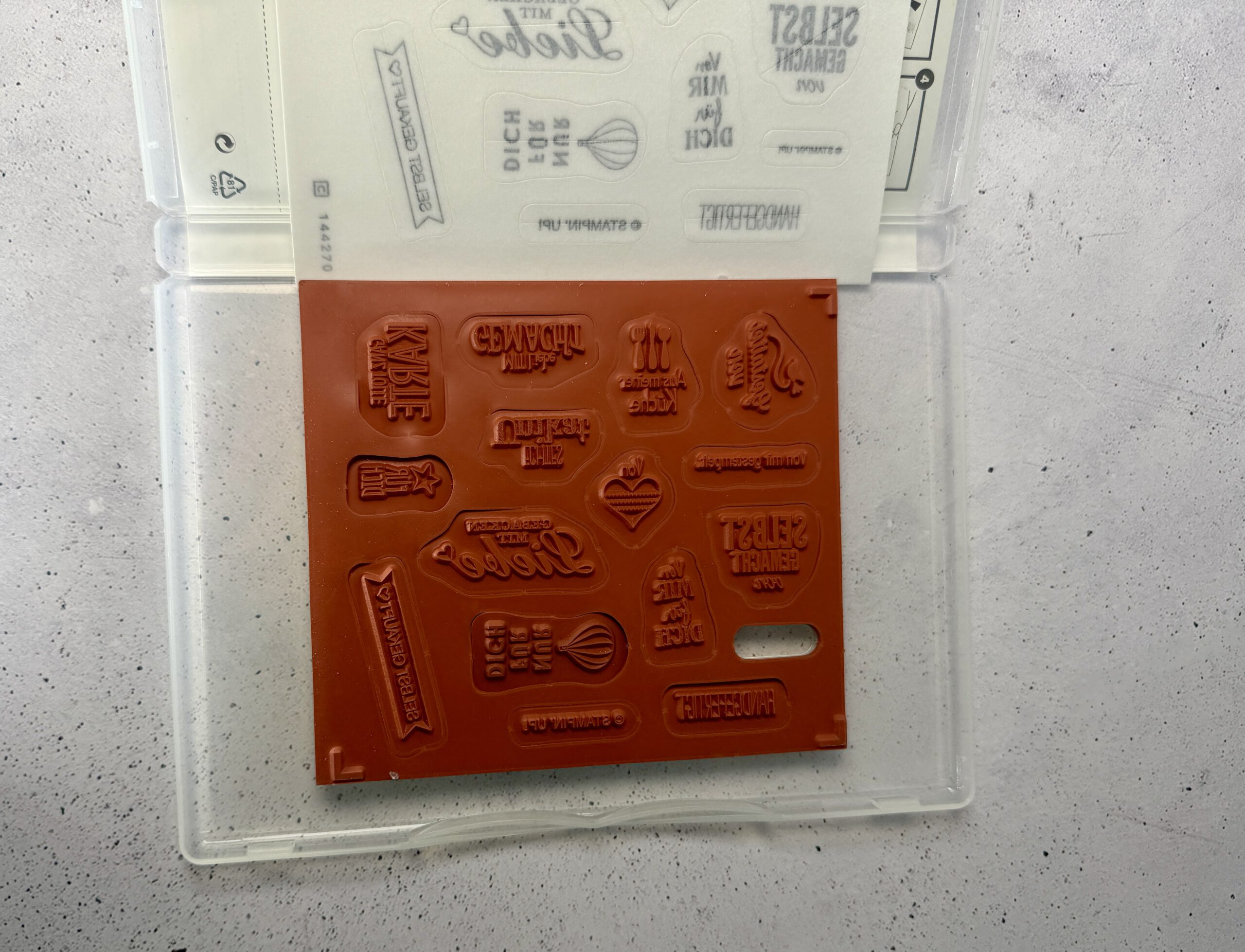 Gebrauchtes Stampin Up Stempelset Von mir gestempelt in Originalbox