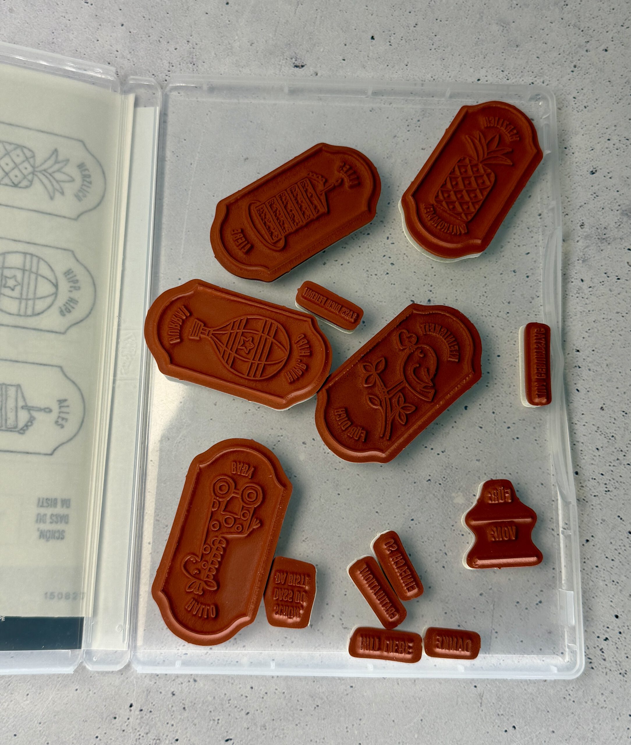 Stampin’ Up! Gastgeberinnen-Stempelset Alles auf Anhang mit 13 Stempeln